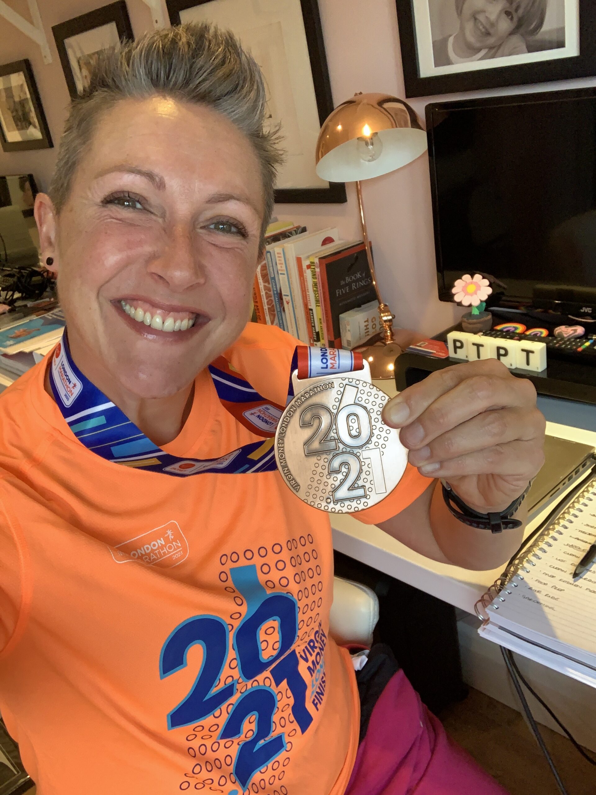 Virtual London Marathon medal
