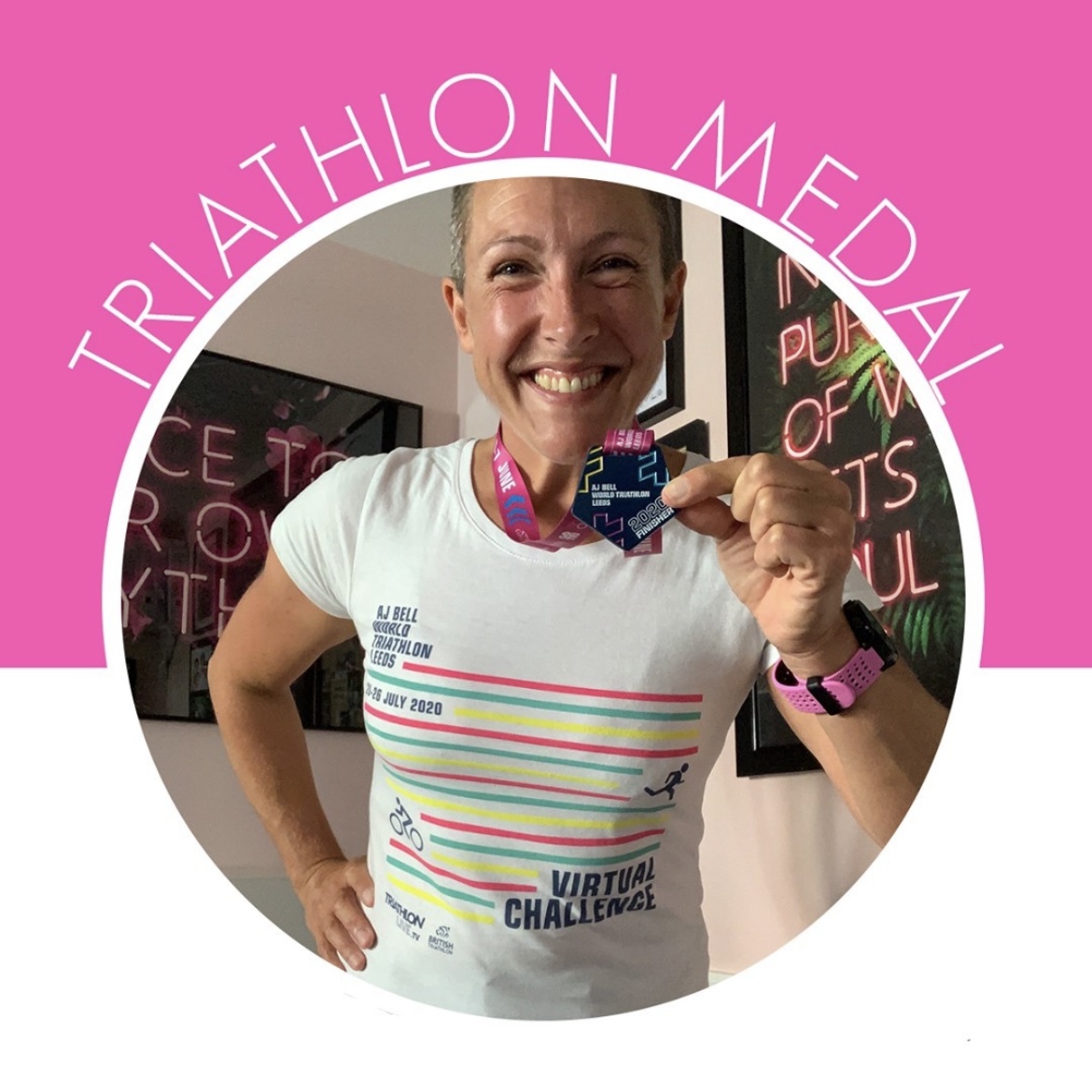 Triathlon medal