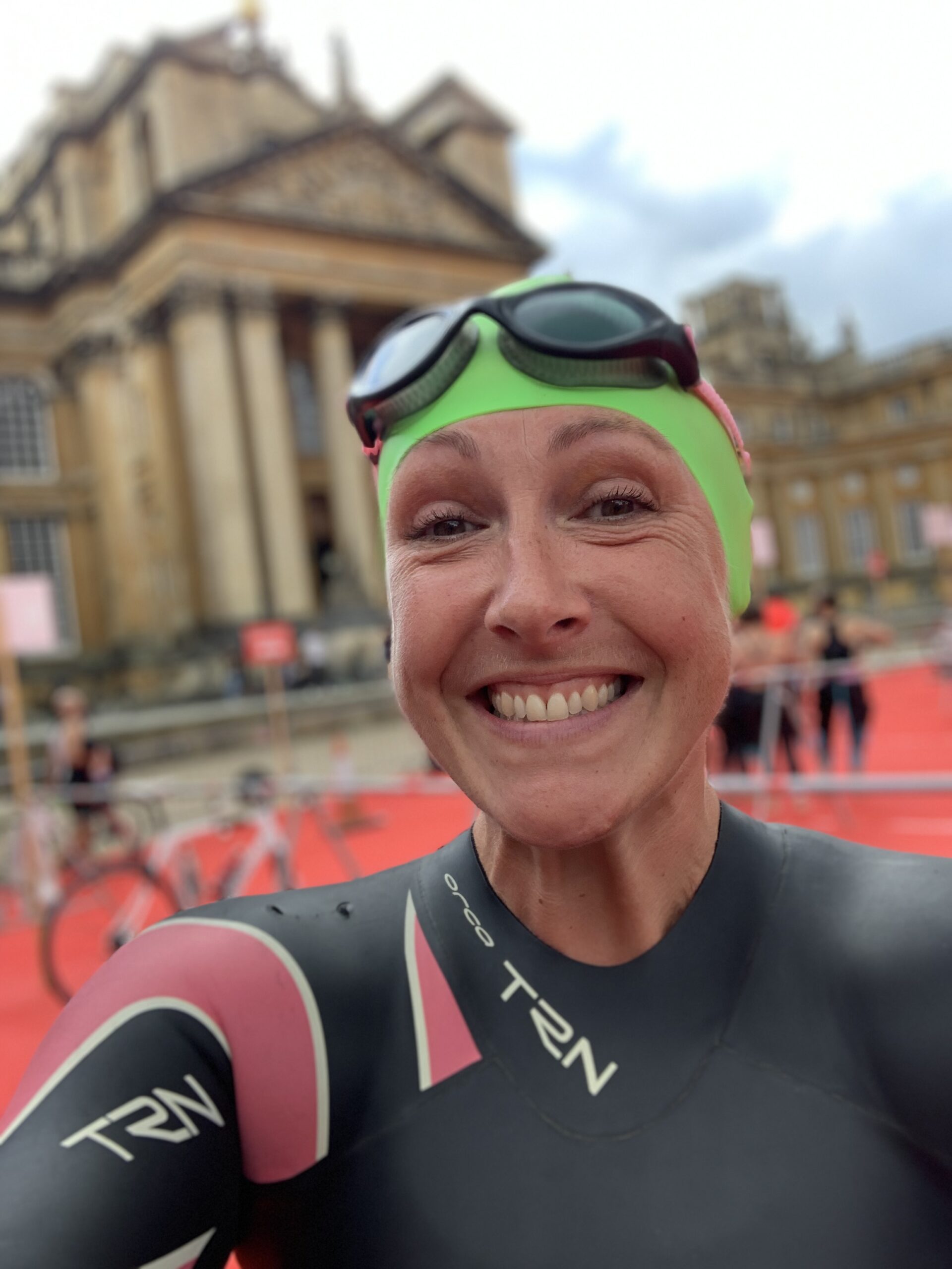 Blenheim Palace Triathlon transition